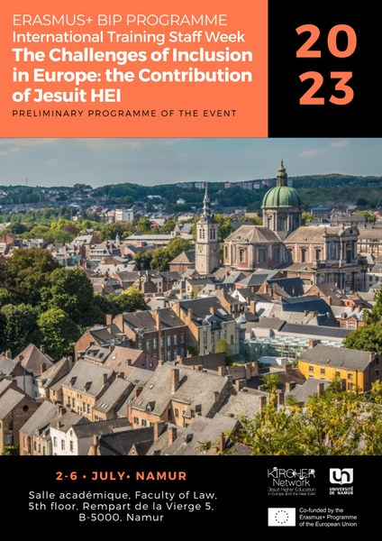 Training week : The Challenge of Inclusion in Europe: The contribution of Jesuit HEI