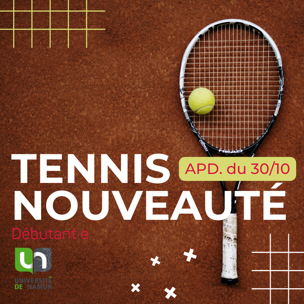 Nouveauté - Le tennis s'ajoute aux activités sportives ! (Niveau débutant) 🎾🥎