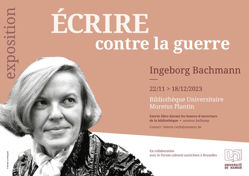 Ecrire contre la guerre – Exposition sur Ingeborg Bachmann (1926–1973)