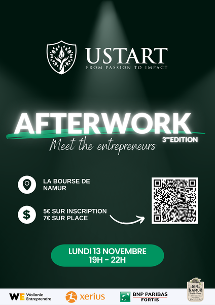Afterwork organisé par UStart - l'opportunité de réseauter avec des entrepreneurs