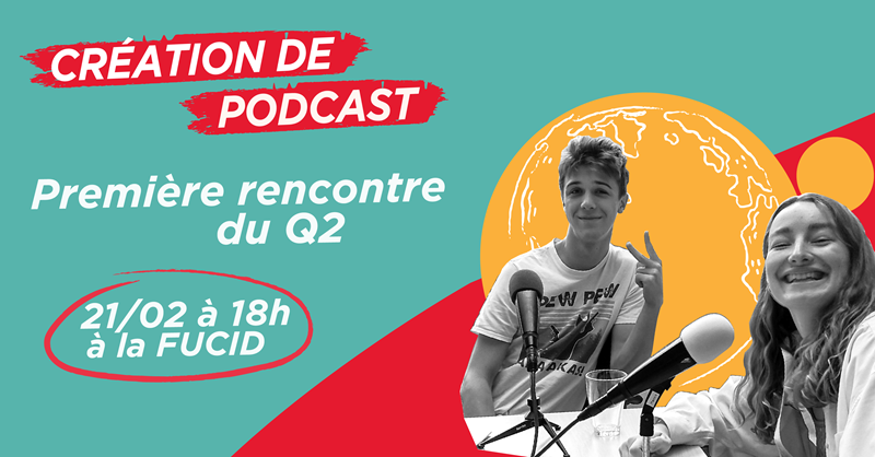 Création de podcast : première rencontre du Q2