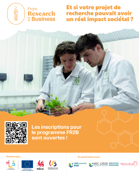 Formation FR2B (From Resarch to Business) de VentureLab 