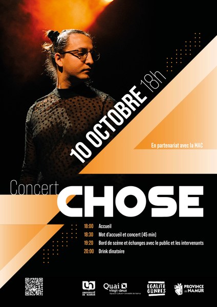 CHOSE en concert au Quai 22 !