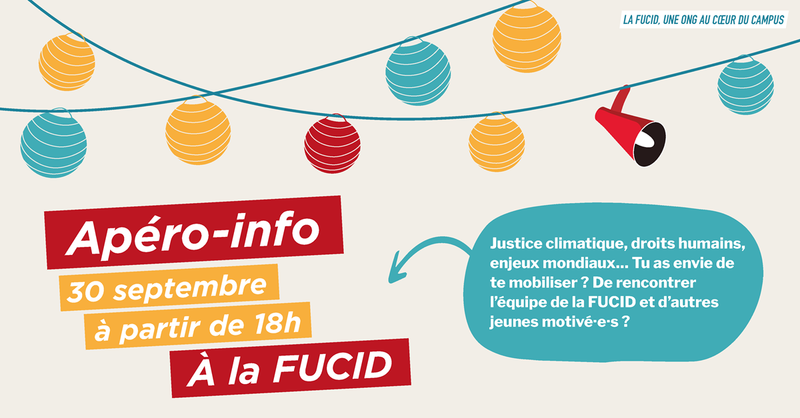 Apéro-info : rejoins un projet FUCID et enrichis tes convictions !