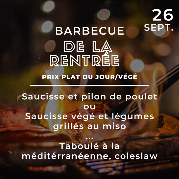 L'Arsenal : barbecue de la rentrée ! 