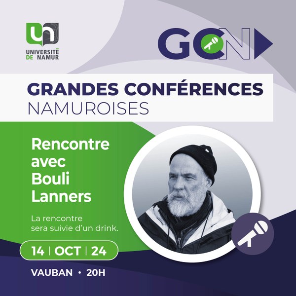 Grandes Conférences Namuroises (GCN)| Rencontre avec Bouli Lanners