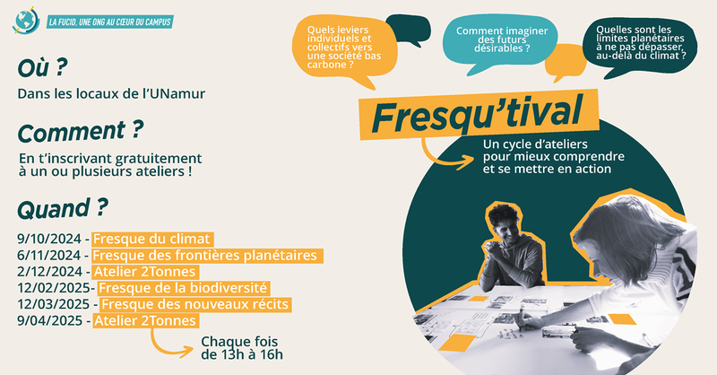 Fresqu'tival : Fresque des frontières planétaires