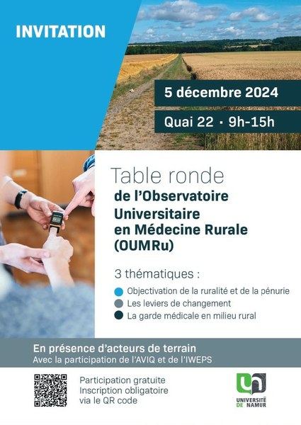 Table ronde de l'Observatoire Universitaire en Médecine Rurale