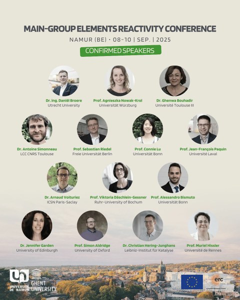 Conférence Européene MGERC (Main-Group Elements Reactivity Conference)
